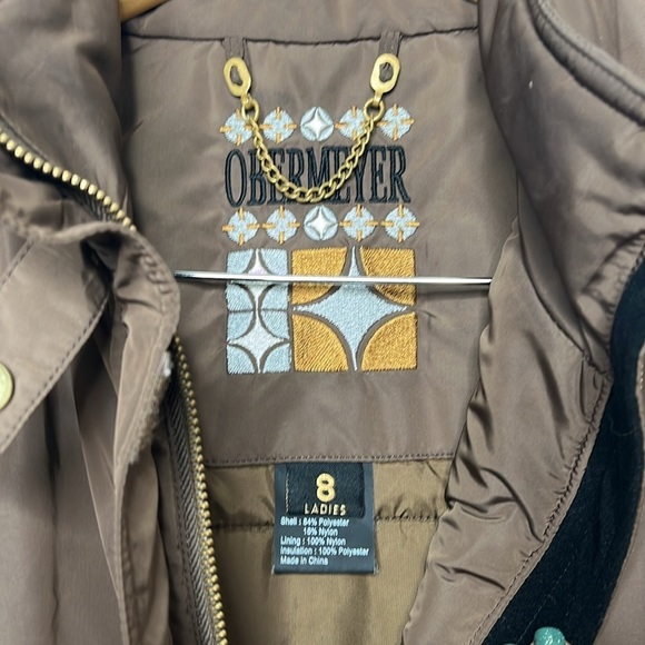 Vintage Y2K Obermeyer Brown Ski Snow Jacket Pant Set Women Size 8 BLEMISH - Picture 14 of 14